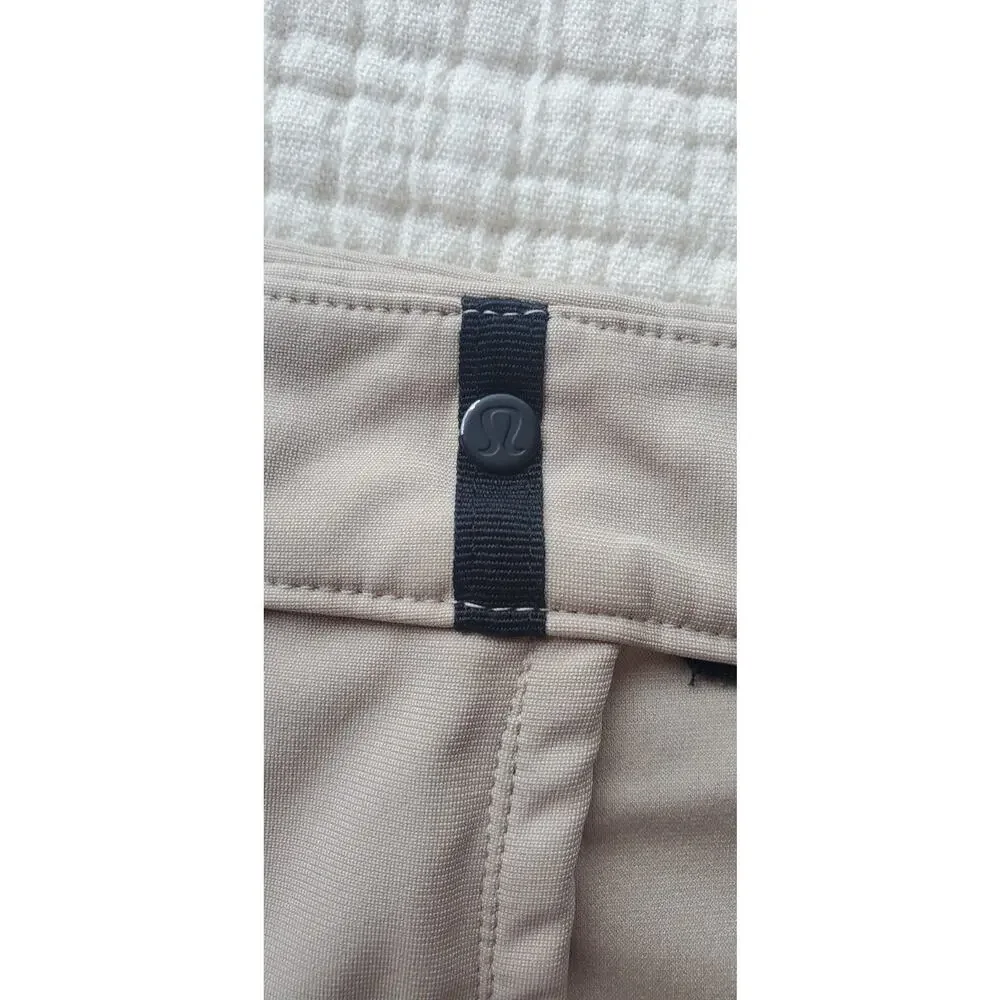 Lululemon ABC Pants Mens Sz 36x29 Classic Fit 5-Pocket‎ Warpstreme Tan/Khaki